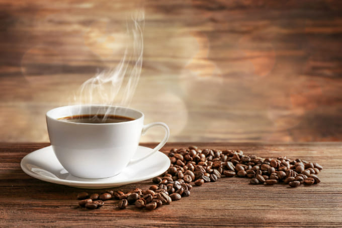 コーヒーと豆